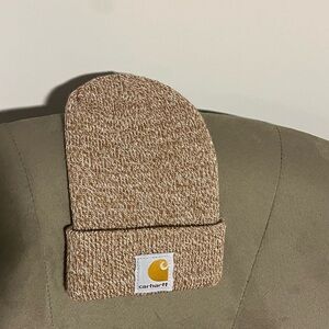 Carhartt Heathered Brown Knit Beanie
